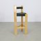 Postmodern Bar Stools in Leather, 1990s, Set of 3 4