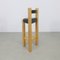 Postmodern Bar Stools in Leather, 1990s, Set of 3 7