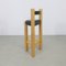 Postmodern Bar Stools in Leather, 1990s, Set of 3, Image 7