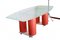 Dining Table with Glass Top by Lella and Massimo Vignelli and David Law 6
