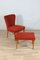 Petit Fauteuil avec Repose-Pieds, 1960s, Set de 2 7