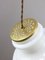 Mid-Century Italian Brass and Opaline Pendant Lamp, Image 5