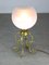 Mid-Century Italian Brass and Glass Table Lamp 6