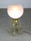 Mid-Century Italian Brass and Glass Table Lamp, Image 6