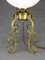 Mid-Century Italian Brass and Glass Table Lamp, Image 7