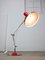 Vintage Italian Red Table Lamp, 1970s 5