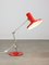 Vintage Italian Red Table Lamp, 1970s, Image 1
