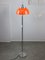 Space Age Orange Faro Floor Lamp by Luigi Massoni for Guzzini, 1960s, Image 1