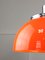 Orangefarbene Space Age Faro Stehlampe von Luigi Massoni für Guzzini, 1960er 3