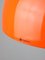 Orangefarbene Space Age Faro Stehlampe von Luigi Massoni für Guzzini, 1960er 16