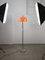 Space Age Orange Faro Floor Lamp by Luigi Massoni for Guzzini, 1960s 14