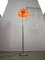 Orangefarbene Space Age Faro Stehlampe von Luigi Massoni für Guzzini, 1960er 5