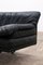 Vintage Cornelius Sofa in Anthracite Leather with Metal Base, 1980s 8