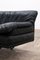 Vintage Cornelius Sofa in Anthracite Leather with Metal Base, 1980s, Image 8