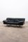 Vintage Cornelius Sofa in Anthracite Leather with Metal Base, 1980s 11