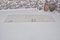 Alfombra de pasillo de Anatolia de cáñamo blanco, años 60, Imagen 10