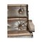 Sofá modelo Alpha Mid-Century de cuero marrón y acero cromado de Tim Bates para Pieff & Co., Imagen 4