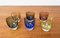 Mid-Century German Space Age Colorful Shot Glasses from Gral, 1960s, Set of 5 10