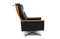 Scandinavian Minerva Swivel Chair in Leather by Torbjørn Afdal, Sweden, 1960s, Image 6