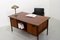 Danish Modern Executive Freestanding Rosewood Desk, 1960s 19