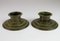 Danish Art Deco Bronze Candleholders by H.F. Bronce, 1930s, Set of 2, Image 1