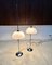 German Height Adjustable Mushroom Floor Lamps with Chromed Tulip Bases, 1960s, Set of 2 10