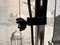 Lámparas de pie alemanas ajustables en altura con base de tulipán cromadas, años 60. Juego de 2, Imagen 18