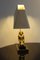 Lámpara de mesa Hollywood Regency Pharaoh, años 70, Imagen 31