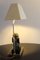 Lámpara de mesa Hollywood Regency Pharaoh, años 70, Imagen 12