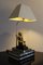 Lámpara de mesa Hollywood Regency Pharaoh, años 70, Imagen 10