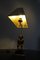 Lámpara de mesa Hollywood Regency Pharaoh, años 70, Imagen 16