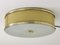 Mid-Century French Ceiling or Wall Lamp from Arlus, 1950s, Image 1
