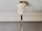 Minimalist Milk Glass Hanging Lamp, 1980s 7
