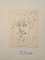 Pablo Picasso, cabeza de hombre con perilla, aguafuerte firmado a mano, 1970, Imagen 3