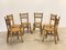 Bamboo and Wicker Chairs, 1970s, Set of 6 2