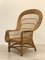 Wicker and Bamboo Armchairs, 1970s, Set of 4 20