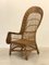 Wicker and Bamboo Armchairs, 1970s, Set of 4 18