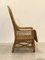 Wicker and Bamboo Armchairs, 1970s, Set of 4 15