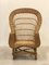 Wicker and Bamboo Armchairs, 1970s, Set of 4 13