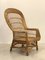Wicker and Bamboo Armchairs, 1970s, Set of 4 14