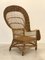 Wicker and Bamboo Armchairs, 1970s, Set of 4 16