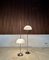 German Height Adjustable Mushroom Floor Lamps with Chromed Tulip Bases, 1960s, Set of 2, Image 1
