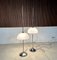 Lampadaires Champignon à Hauteur Ajustable avec Socles Tulipe Chromés, Allemagne, 1960s, Set de 2 7