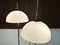 Höhenverstellbare deutsche Stehlampen in Mushroom mit verchromtem Tulpenfuß, 1960er, 2er Set 9