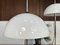Höhenverstellbare deutsche Stehlampen in Mushroom mit verchromtem Tulpenfuß, 1960er, 2er Set 6