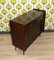 Chest of Drawers with Sliding Door in Light Wood & Dark Brass, 1960s, Image 6