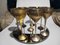 Antique Brass Goblets, 1890s, Set of 8 7