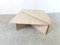 Travertine Triangular Coffee Tables from Up & Up, 1970s, Set of 2 1