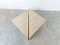 Travertine Triangular Coffee Tables from Up & Up, 1970s, Set of 2 8