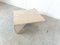 Travertine Triangular Coffee Tables from Up & Up, 1970s, Set of 2 3